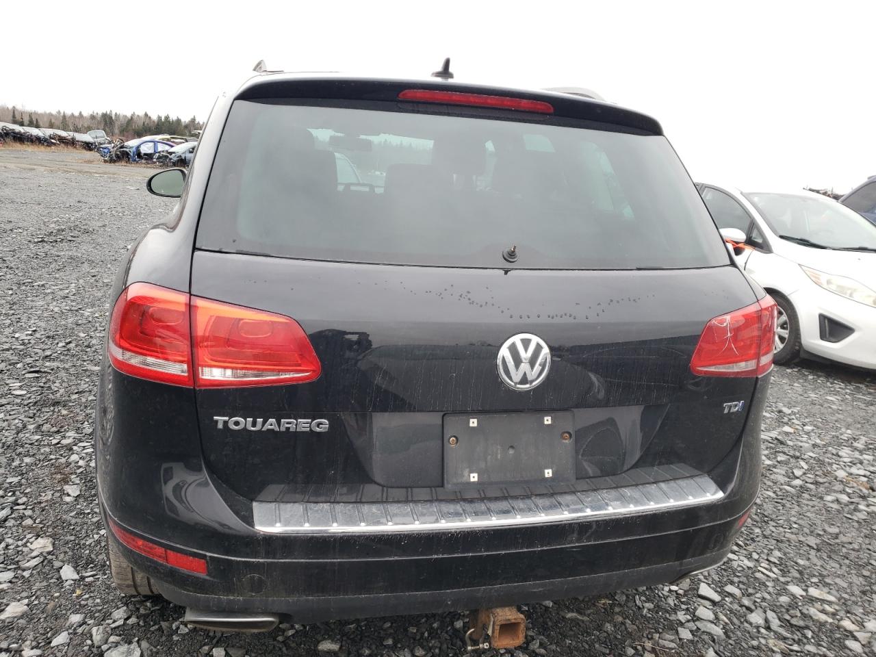 2014 Volkswagen Touareg VIN WVGEP9BP0ED003959 Copart auction photo, front end damage thumbnail 6