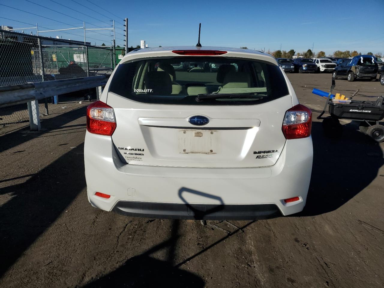 2014 Subaru Impreza VIN JF1GPAC65E8261235 Copart auction photo, front end damage thumbnail 6