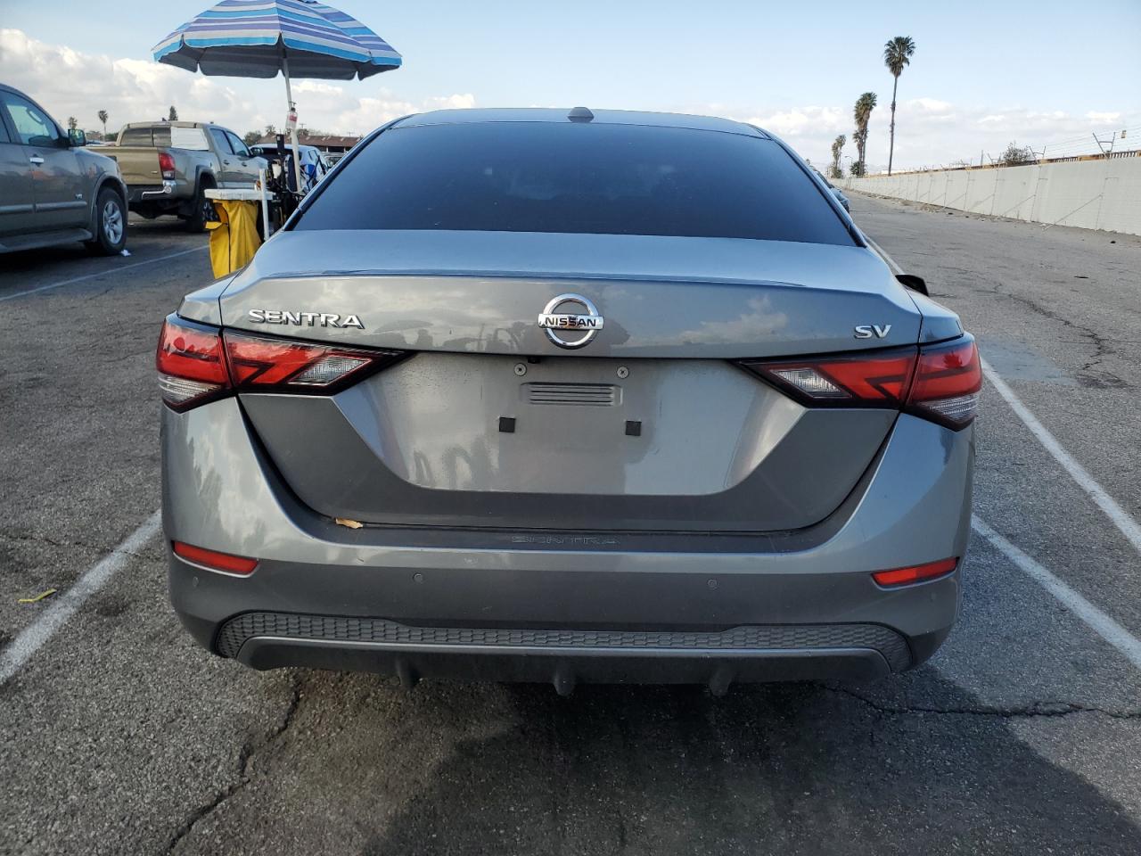 2021 Nissan Sentra VIN 3N1AB8CV1MY317093 Copart auction photo, all over damage thumbnail 6