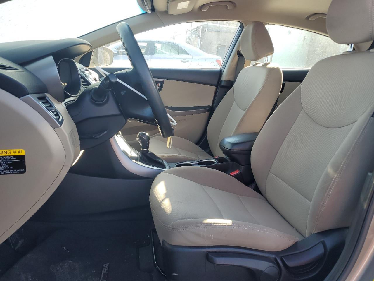 2016 Hyundai Elantra VIN 5NPDH4AE9GH785210 Copart auction photo, front end / side damage thumbnail 7