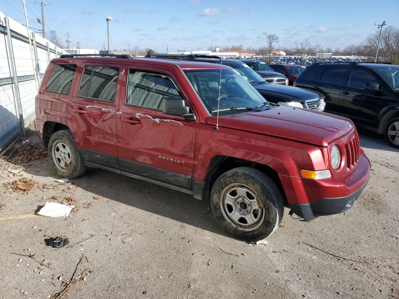 2015 Jeep Liberty (Patriot) VIN 1C4NJPBB4FD274717 Copart auction photo, side damage thumbnail 4