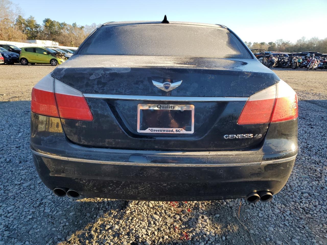 2009 Hyundai Genesis VIN KMHGC46F09U032652 Copart auction photo, front end / mechanical damage thumbnail 6