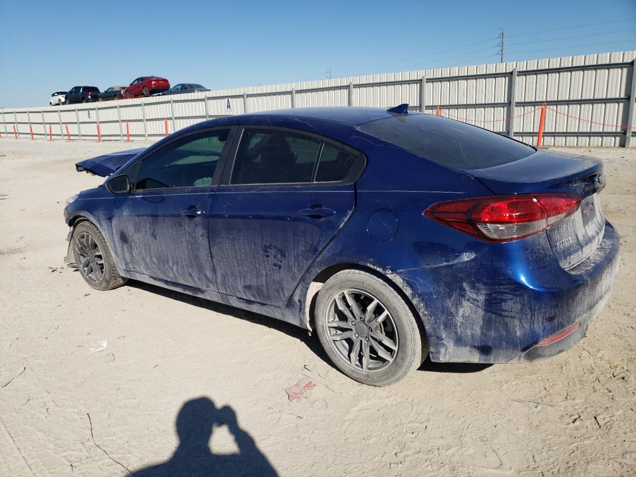 2018 KIA Forte VIN 3KPFK4A75JE280742 Copart auction photo, front end damage thumbnail 2