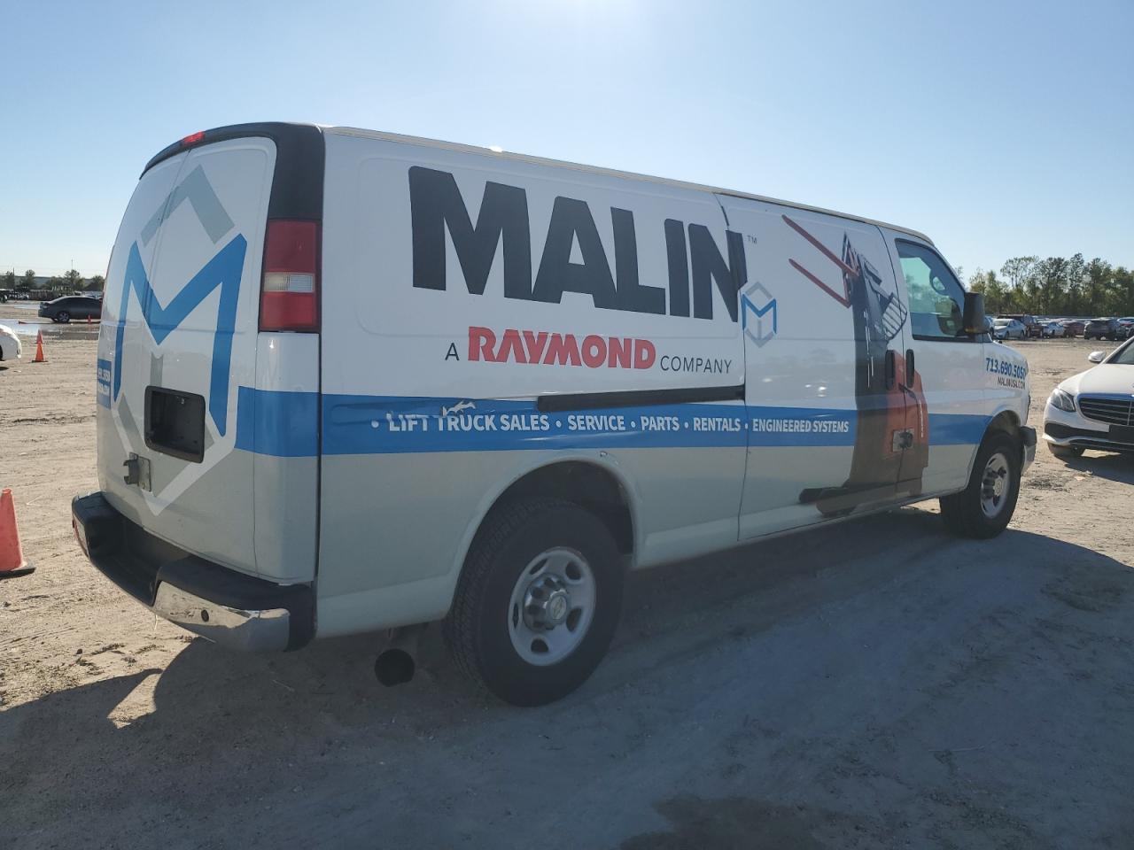 2013 Chevrolet Express VIN 1GCZGUCL2D1110094 Copart auction photo, normal wear damage thumbnail 3