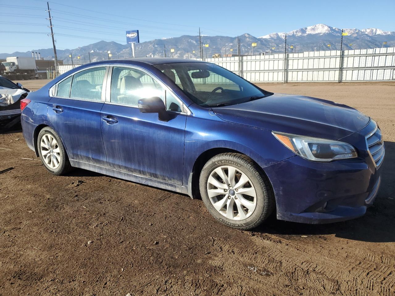 2016 Subaru Legacy VIN 4S3BNAH69G3061073 Copart auction photo, front end / side damage thumbnail 4