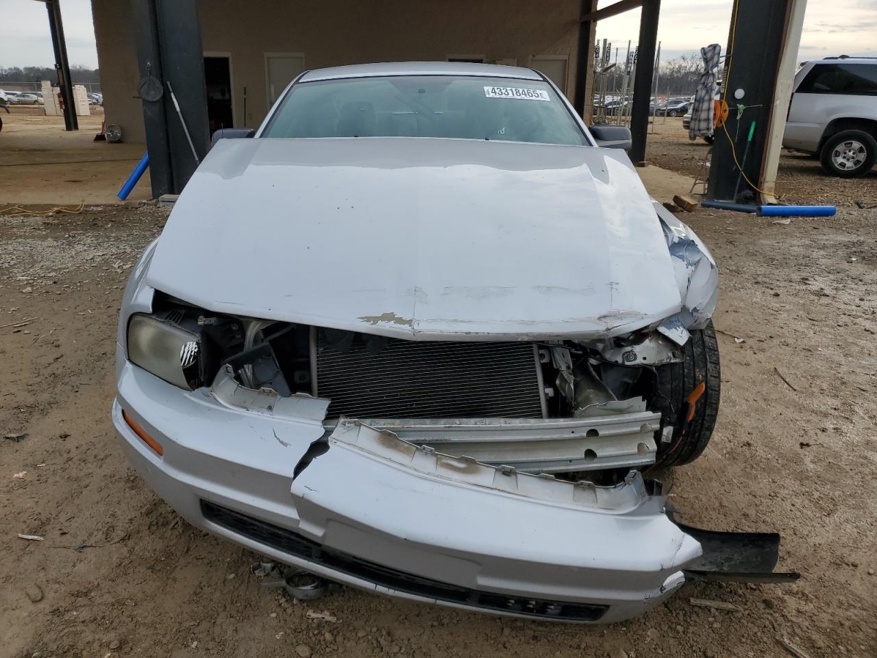 2007 Ford Mustang VIN 1ZVFT80N975288543 Copart auction photo, front end / side damage thumbnail 5