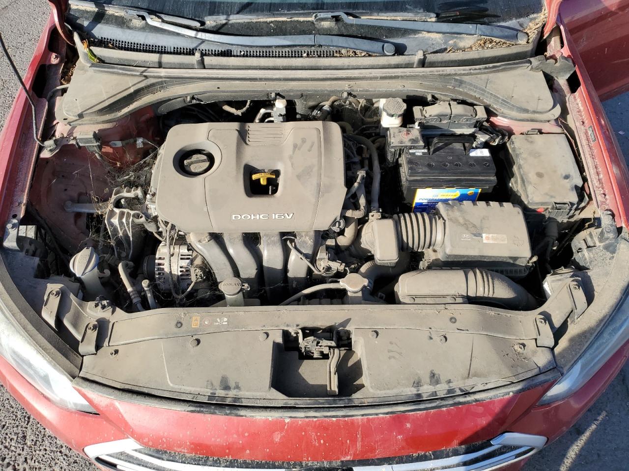 2018 Hyundai Elantra VIN 5NPD84LF5JH218876 Copart auction photo, rear end / front end damage thumbnail 11