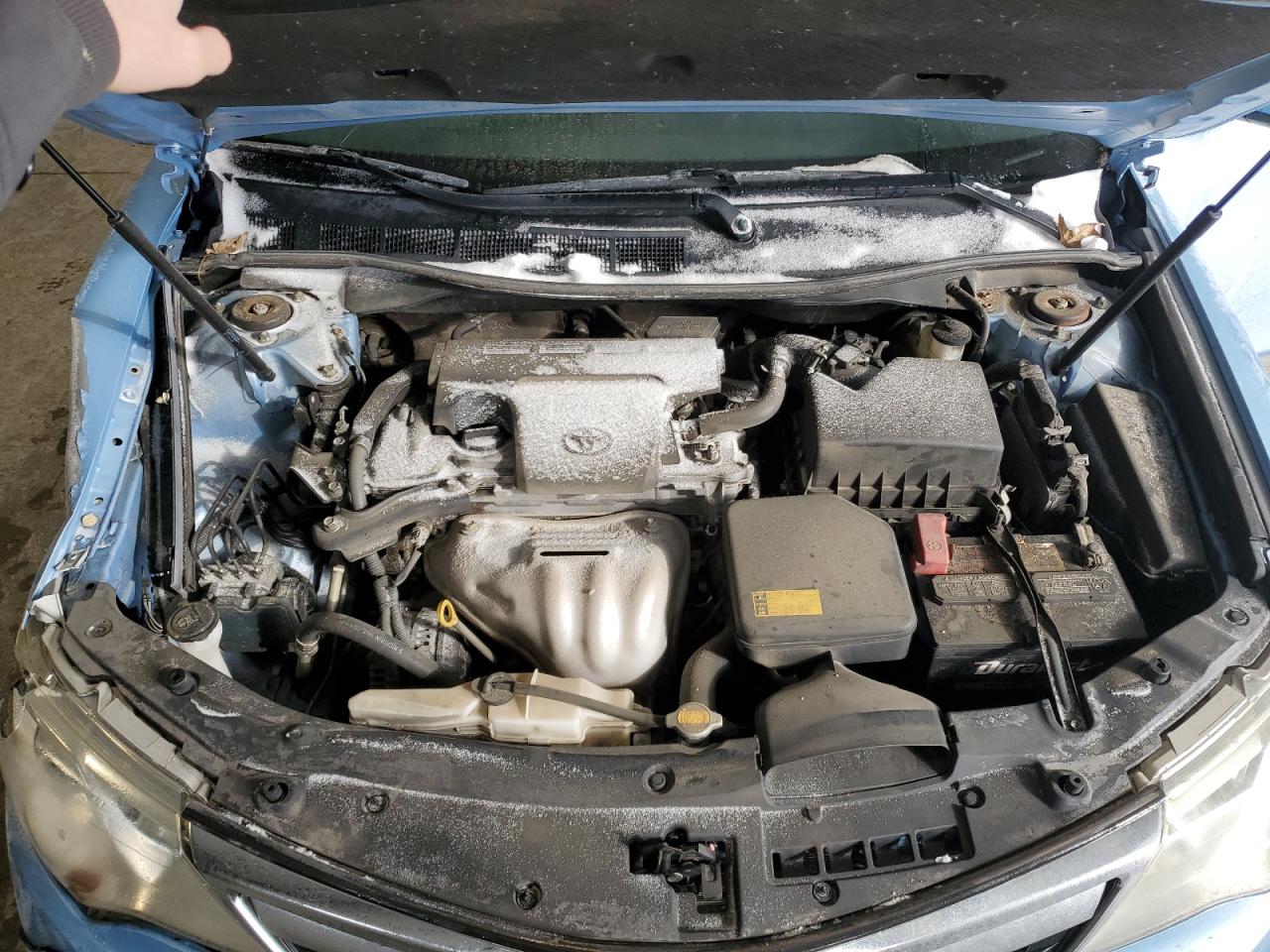 2014 Toyota Camry VIN 4T4BF1FK7ER351222 Copart auction photo, front end / hail damage thumbnail 11