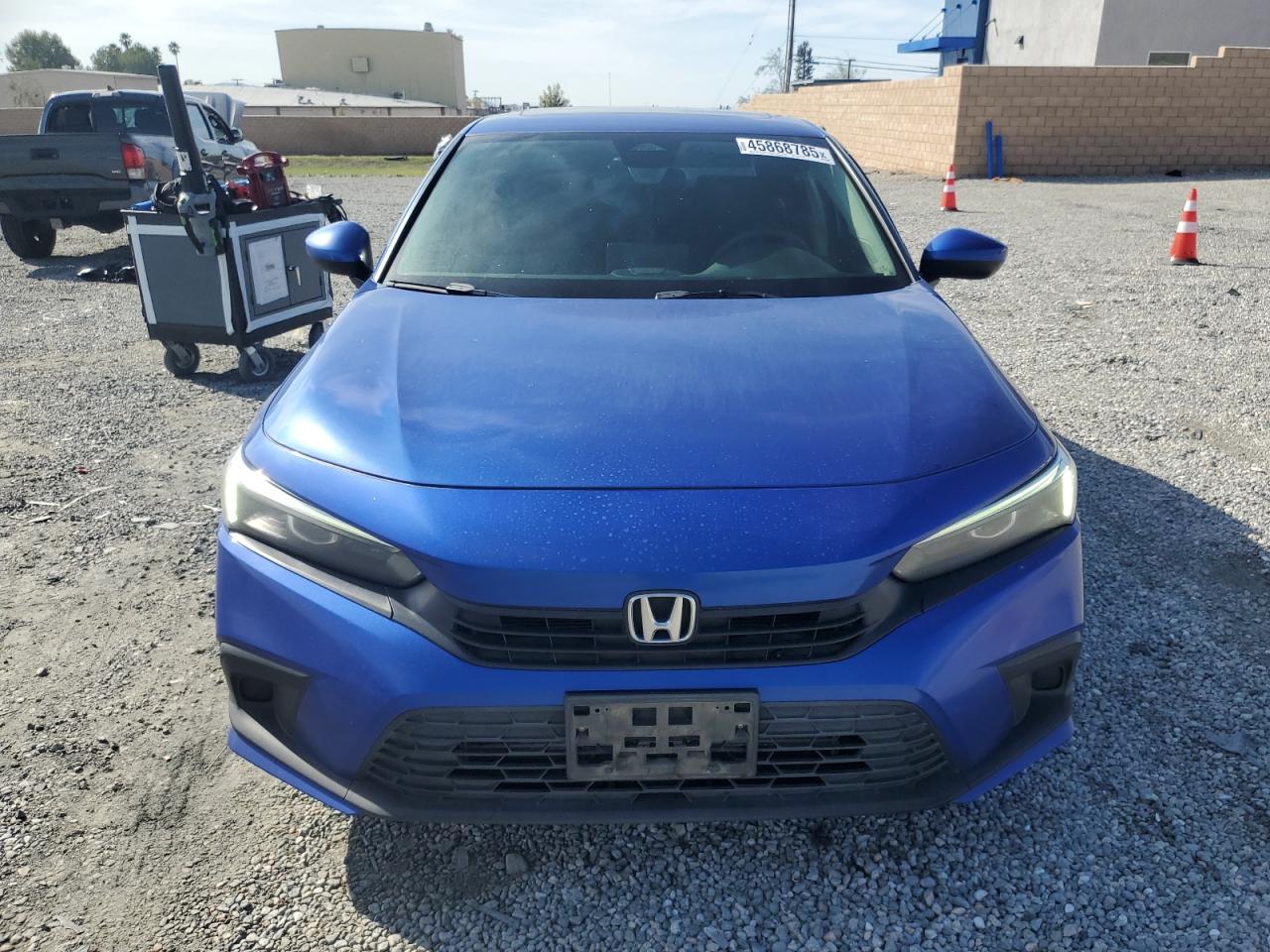 2022 Honda Civic VIN 2HGFE1F71NH312225 Copart auction photo, side damage thumbnail 5
