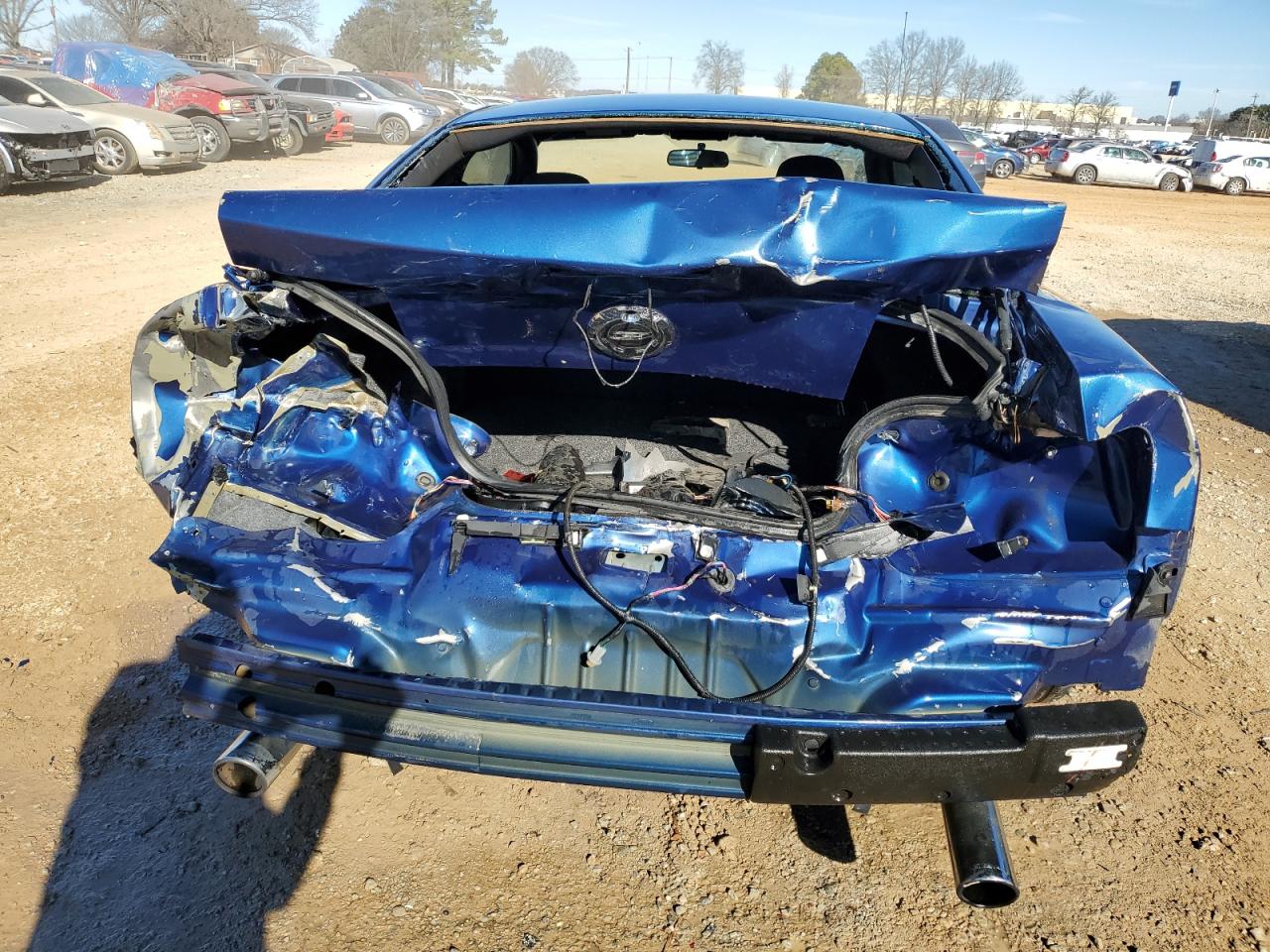 2006 Ford Mustang VIN 1ZVFT82H565243718 Copart auction photo, rear end damage thumbnail 6