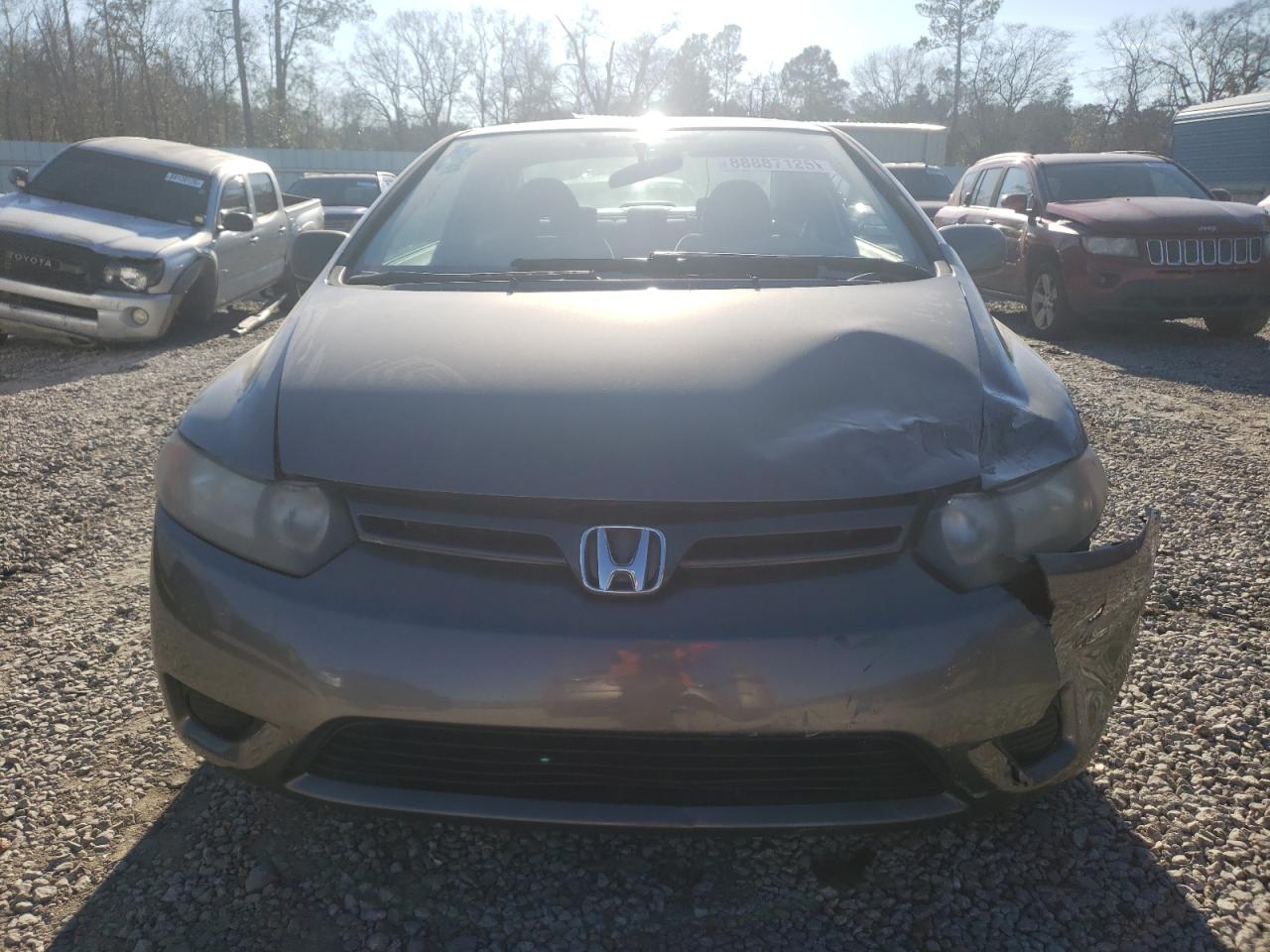 2007 Honda Civic VIN 2HGFG12847H556091 Copart auction photo, front end damage thumbnail 5
