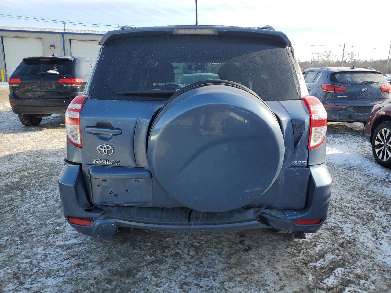 2011 Toyota RAV 4 VIN 2T3BF4DV6BW113650 Copart auction photo, front end / rear end damage thumbnail 6