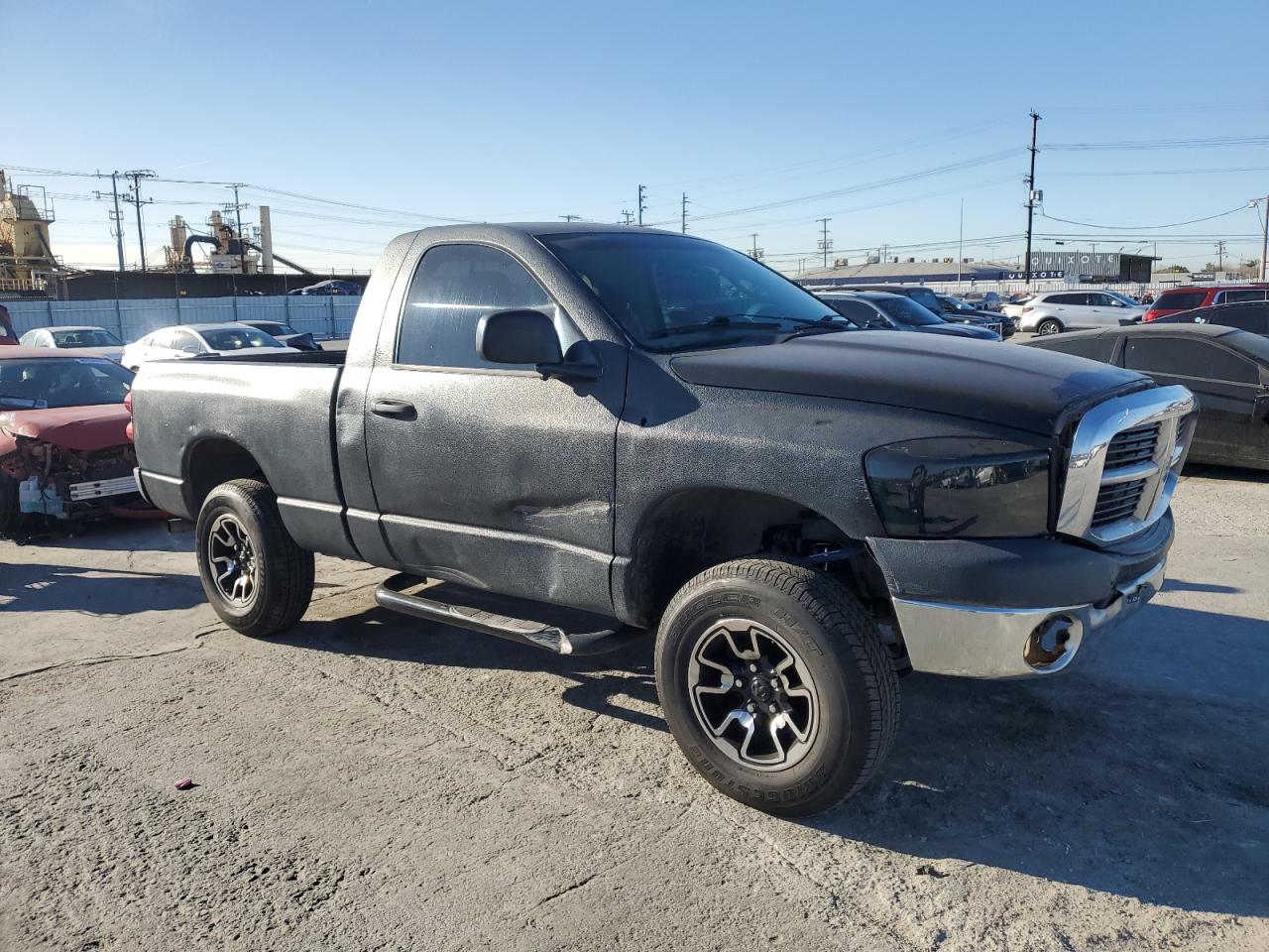 2008 Dodge RAM VIN 1D7HU16N98J238053 Copart auction photo, front end / side damage thumbnail 4
