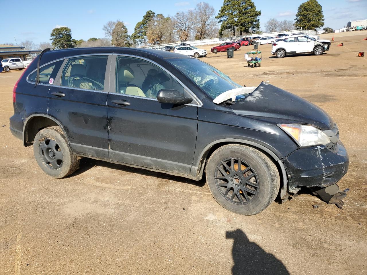 2010 Honda CR-V VIN 5J6RE3H30AL024396 Copart auction photo, biohazard/chemical / front end damage thumbnail 4