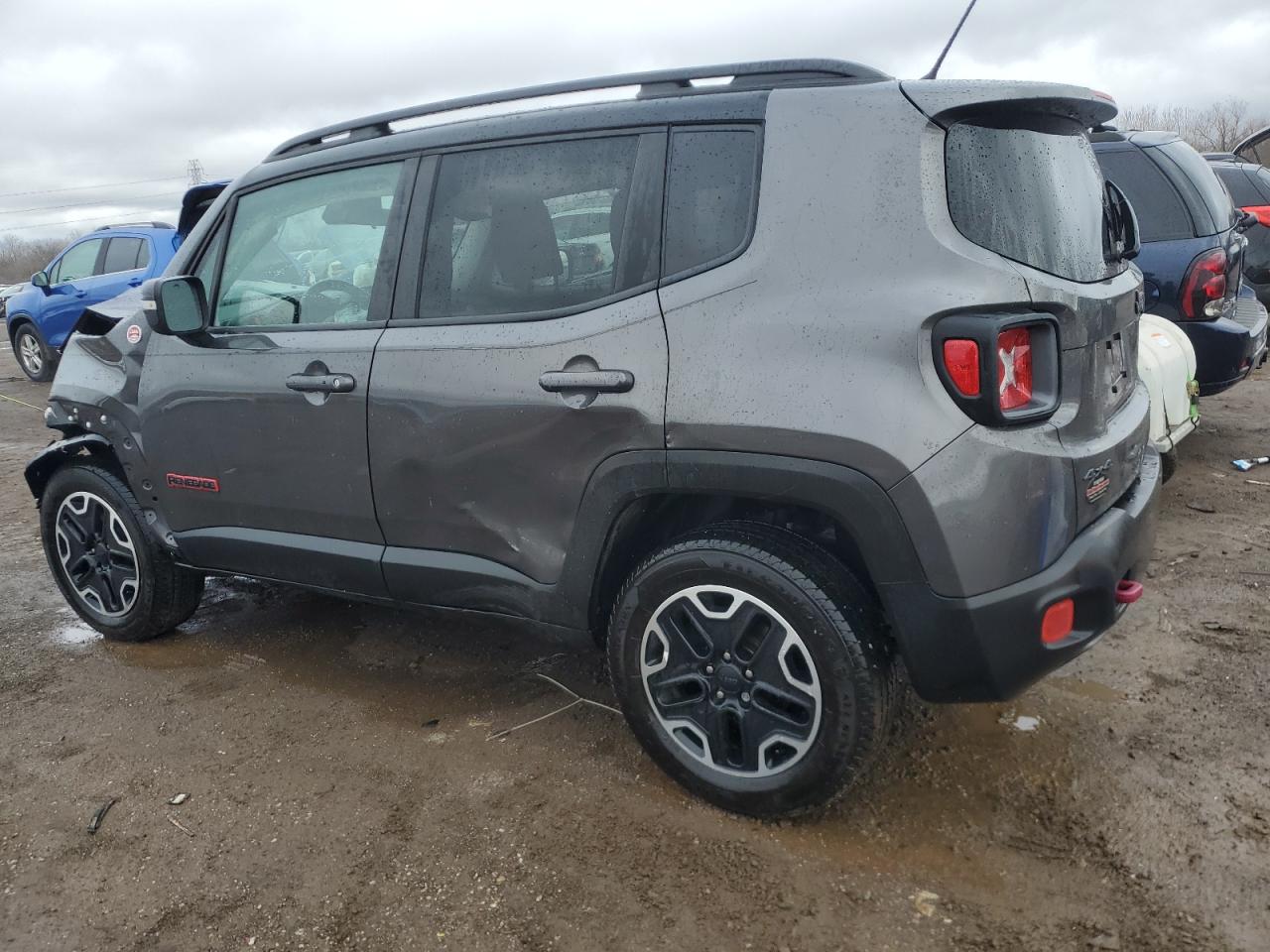 2017 Jeep Renegade VIN ZACCJBCB7HPG42417 Copart auction photo, front end / side damage thumbnail 2
