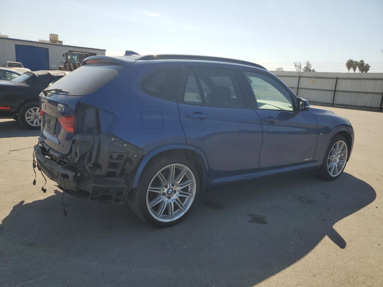 2014 BMW X1 VIN WBAVM1C51EVW51524 Copart auction photo, rear end damage thumbnail 3