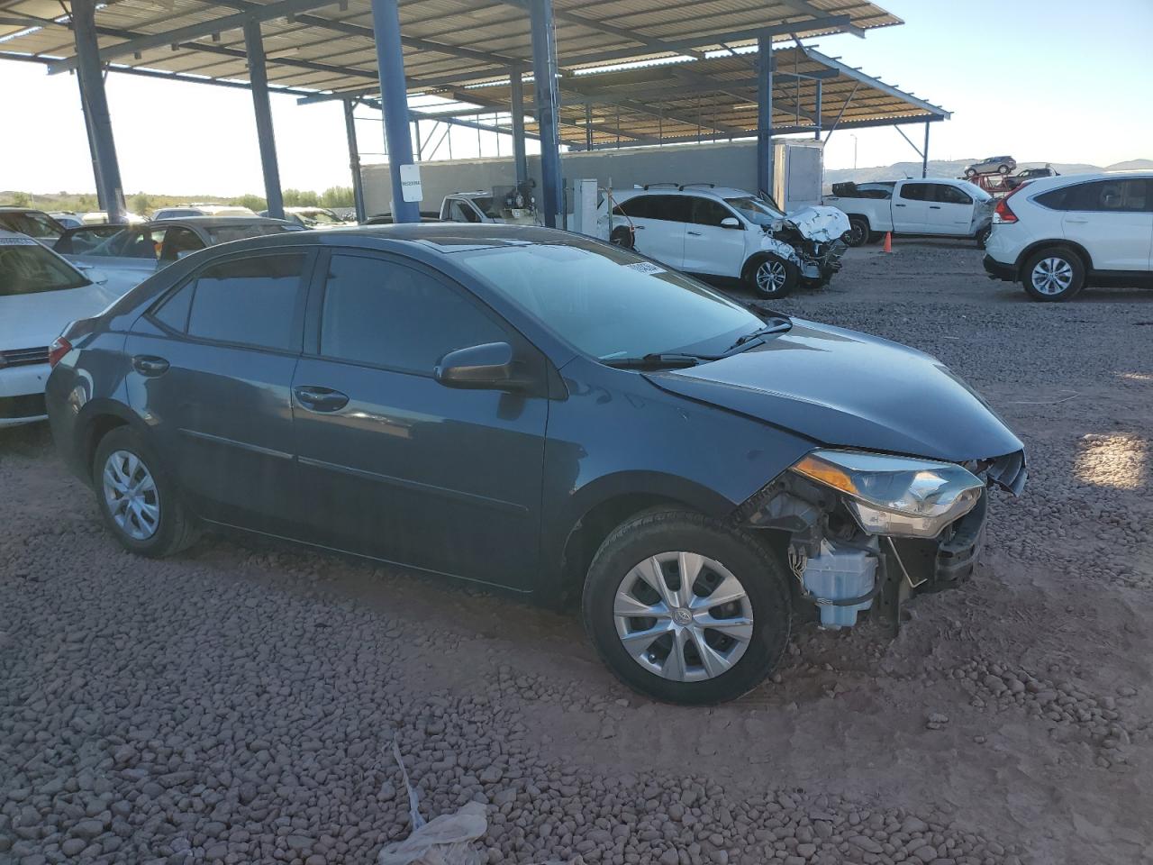 2015 Toyota Corolla VIN 5YFBURHEXFP364216 Copart auction photo, front end damage thumbnail 6