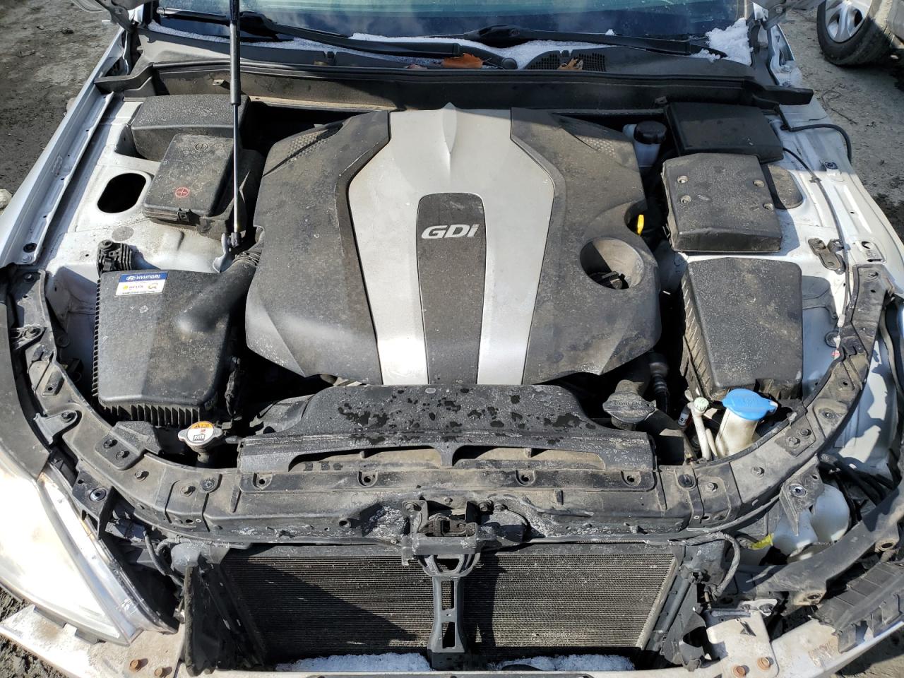 2013 Hyundai Genesis VIN KMHGC4DD7DU256768 Copart auction photo, front end damage thumbnail 11