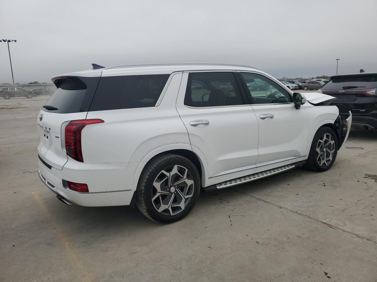 2021 Hyundai Palisade VIN KM8R7DHE8MU291559 Copart auction photo, front end damage thumbnail 3