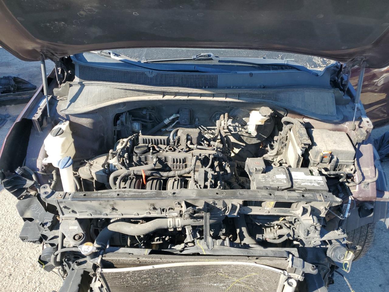 2018 KIA Sorento VIN 5XYPGDA30JG431881 Copart auction photo, front end damage thumbnail 12
