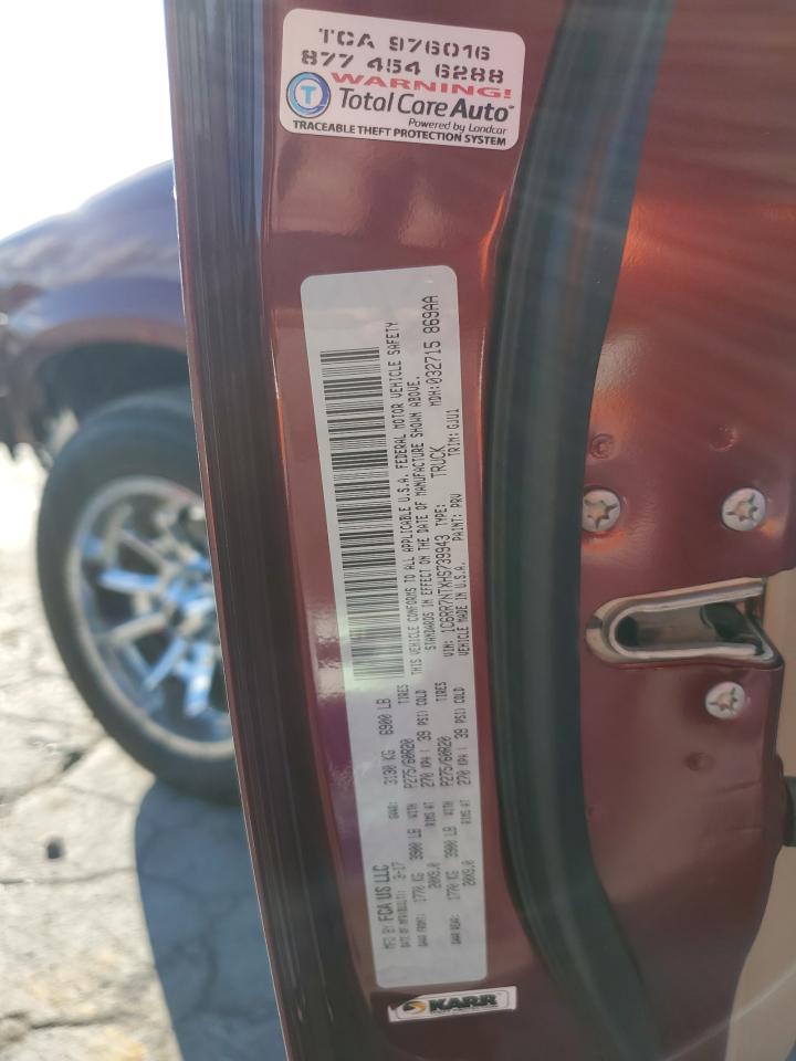 2017 RAM 1500 VIN 1C6RR7NTXHS739943 Copart auction photo, front end damage thumbnail 15
