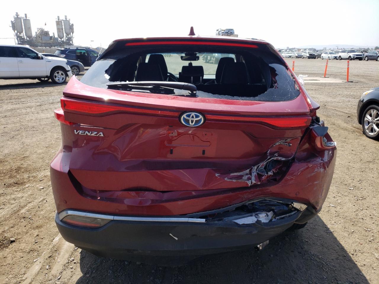 2021 Toyota Venza VIN JTEAAAAH9MJ010338 Copart auction photo, rear end / side damage thumbnail 6
