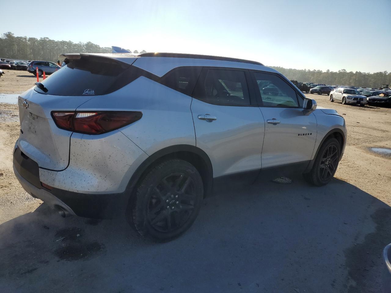 2020 Chevrolet Blazer VIN 3GNKBBRA8LS710665 Copart auction photo, rear end damage thumbnail 3