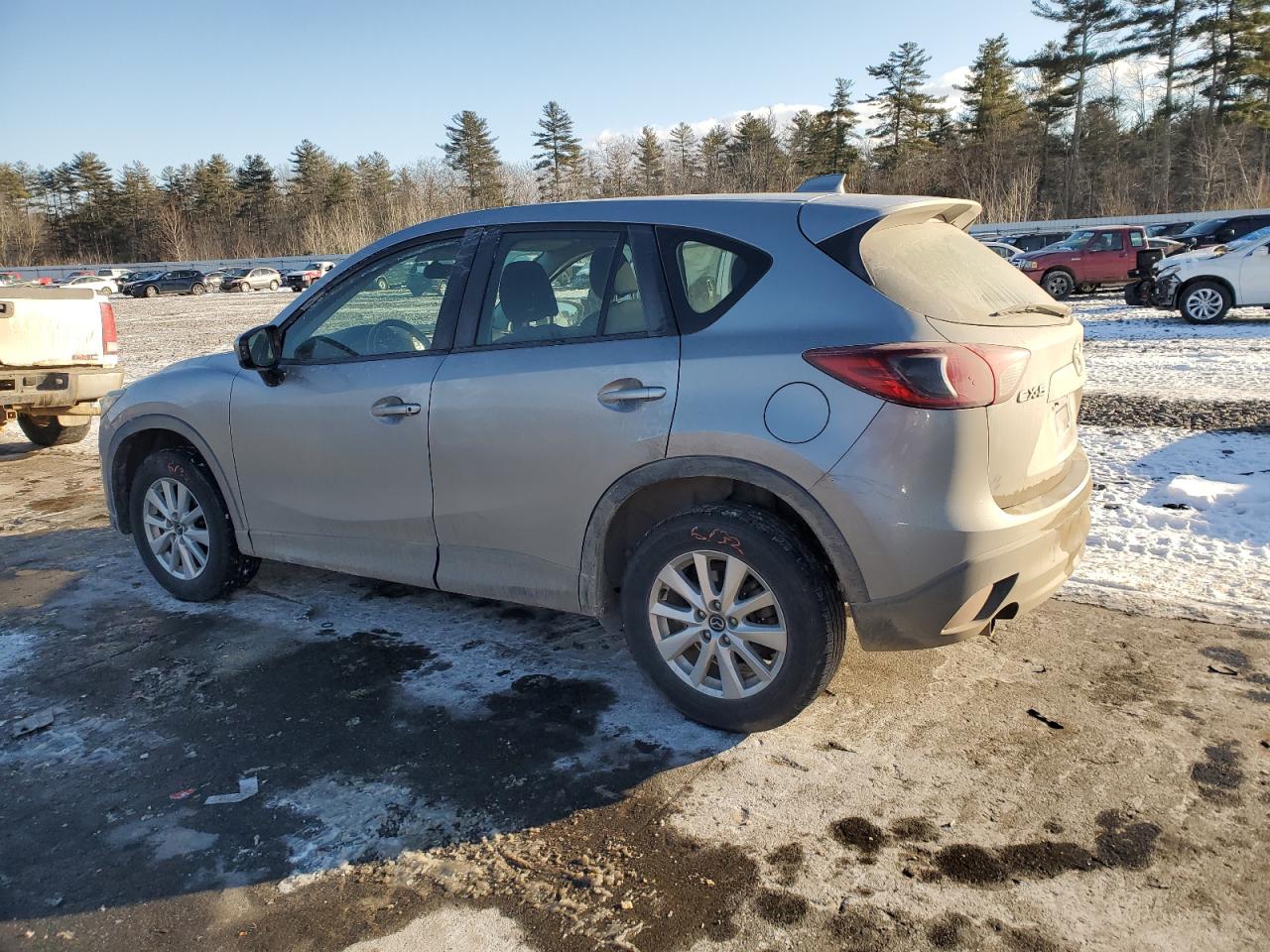 2014 Mazda CX-5 VIN JM3KE2BE6E0321974 Copart auction photo, front end damage thumbnail 2