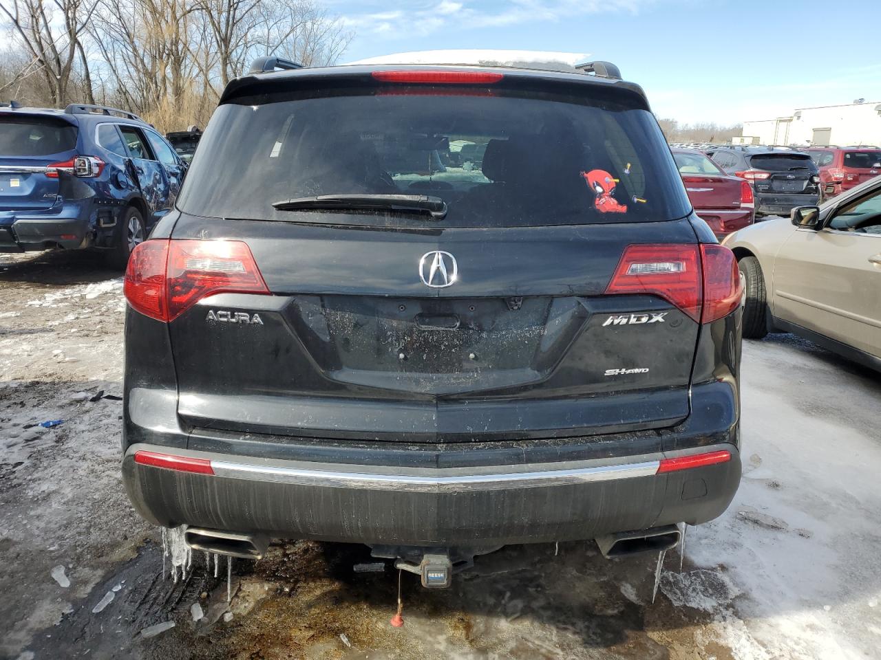 2012 Acura MDX VIN 2HNYD2H25CH513652 Copart auction photo, front end damage thumbnail 6