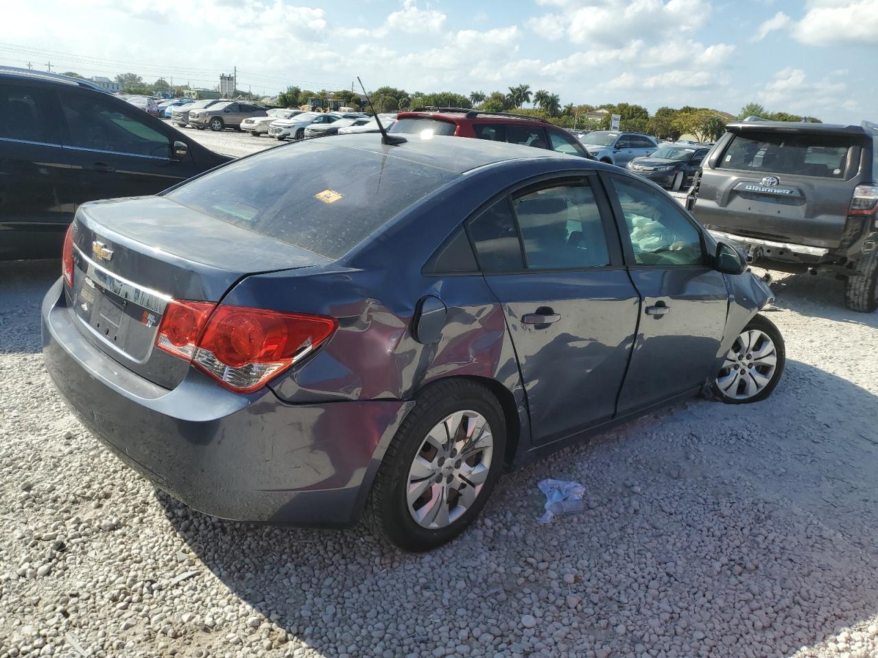 2014 Chevrolet Cruze VIN 1G1PA5SH5E7240454 Copart auction photo, front end / rear end damage thumbnail 3