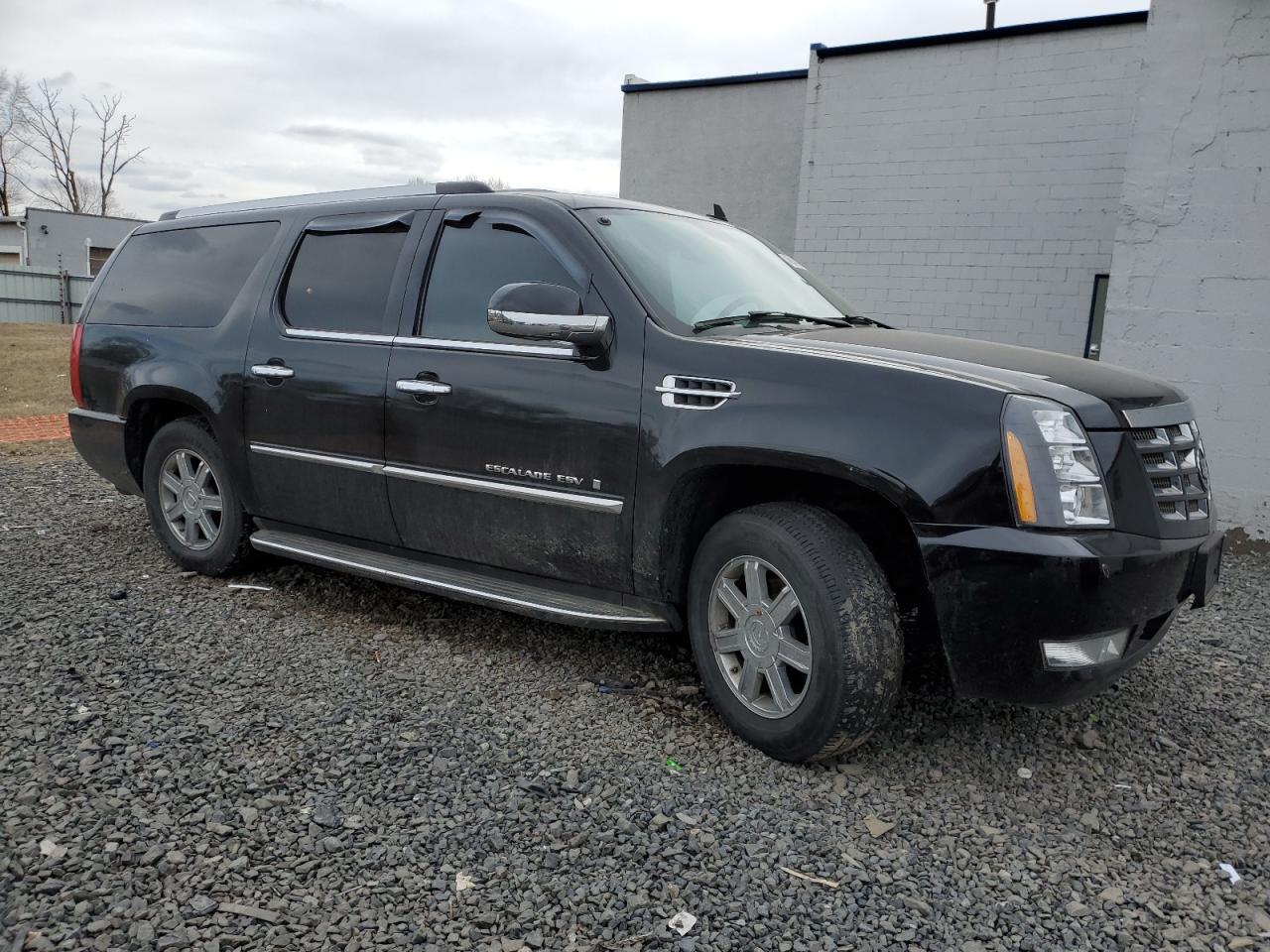 2008 Cadillac Escalade VIN 1GYFK66858R136453 Copart auction photo, side damage thumbnail 4