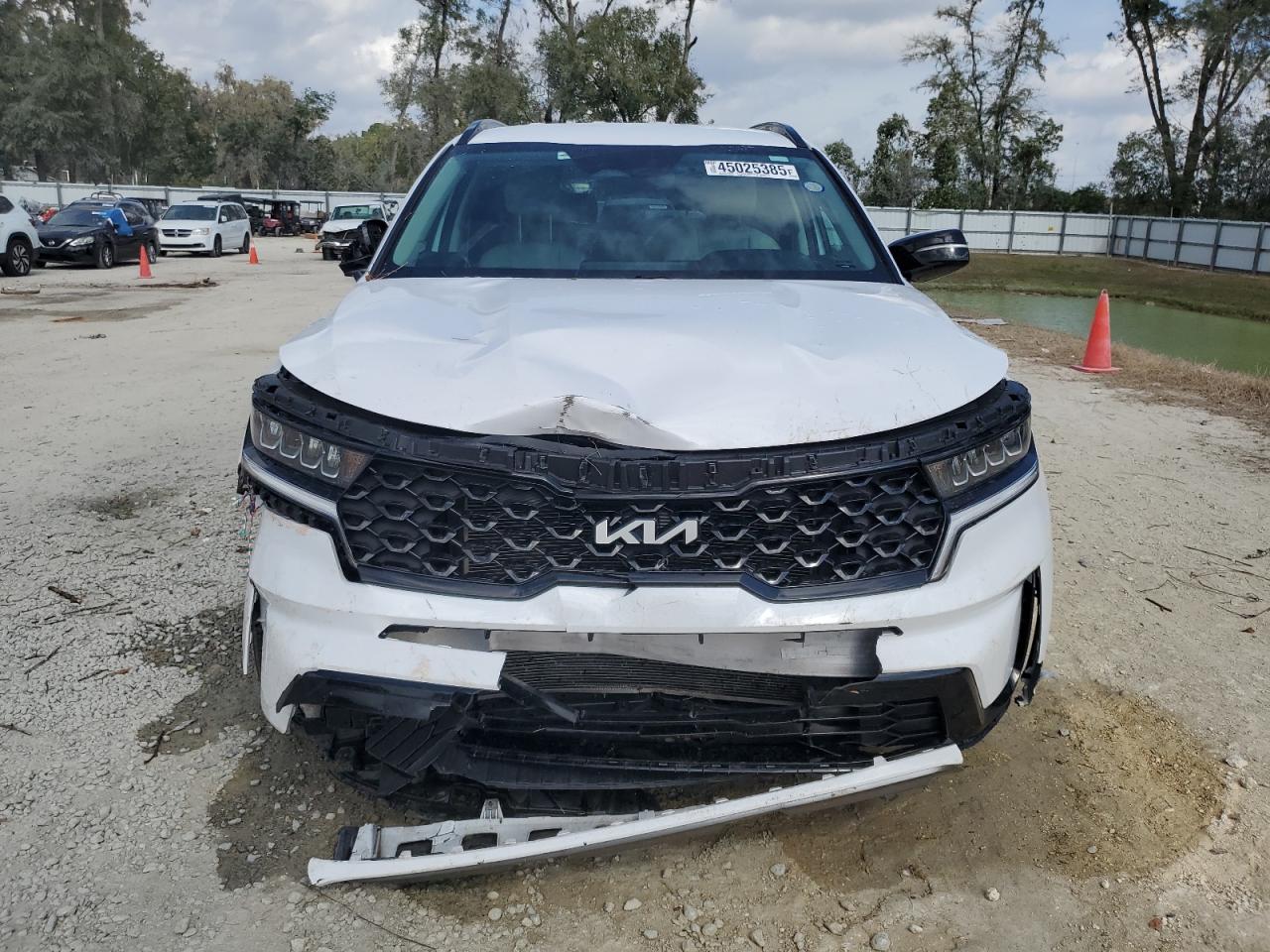 2022 KIA Sorento VIN 5XYRL4LCXNG079853 Copart auction photo, all over damage thumbnail 5