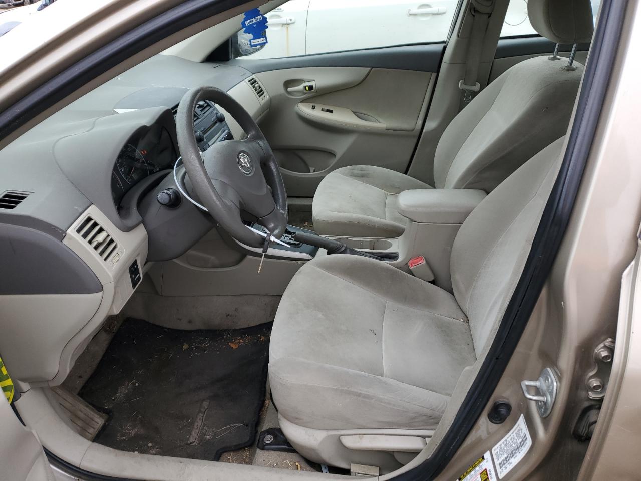 2009 Toyota Corolla VIN 1NXBU40E69Z141060 Copart auction photo, frame damage / all over damage thumbnail 7