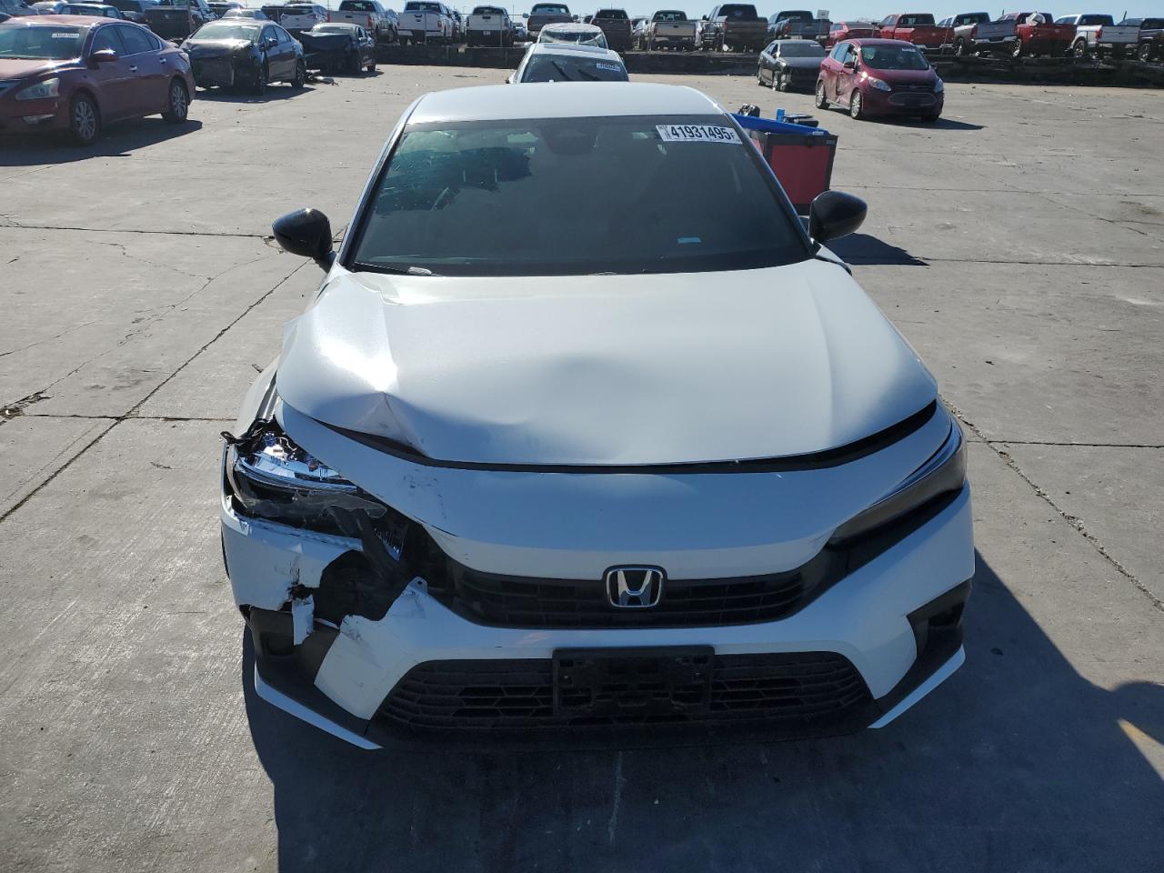 2024 Honda Civic VIN 2HGFE2F58RH500606 Copart auction photo, front end / rear end damage thumbnail 5
