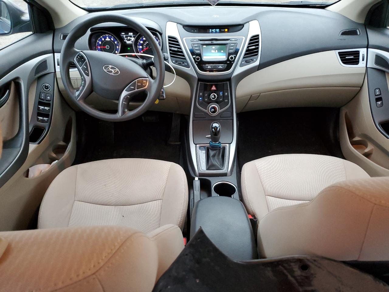 2016 Hyundai Elantra VIN 5NPDH4AE4GH652788 Copart auction photo, front end damage thumbnail 8