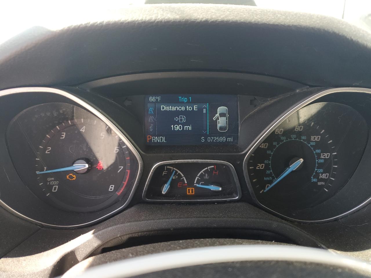 2014 Ford Focus VIN 1FADP3F21EL241584 Copart auction photo, side / front end damage thumbnail 9