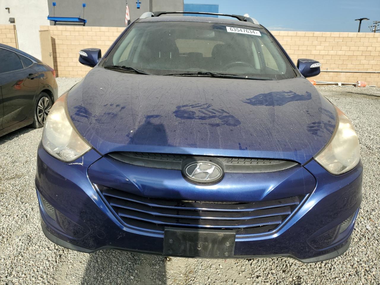 2012 Hyundai Tucson VIN KM8JU3AC8CU386386 Copart auction photo, undercarriage damage thumbnail 5