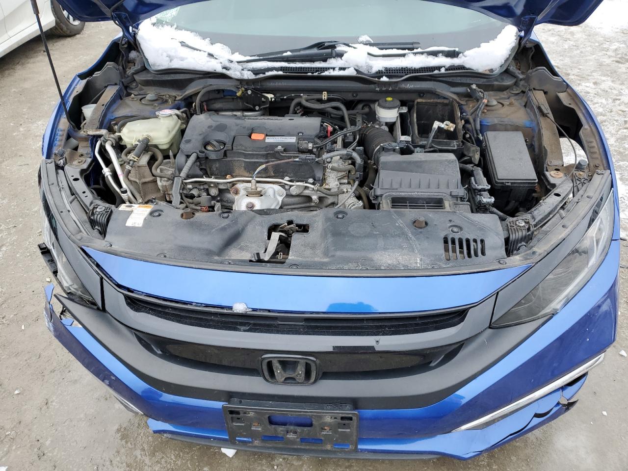 2020 Honda Civic VIN 2HGFC2F62LH578627 Copart auction photo, side / front end damage thumbnail 11