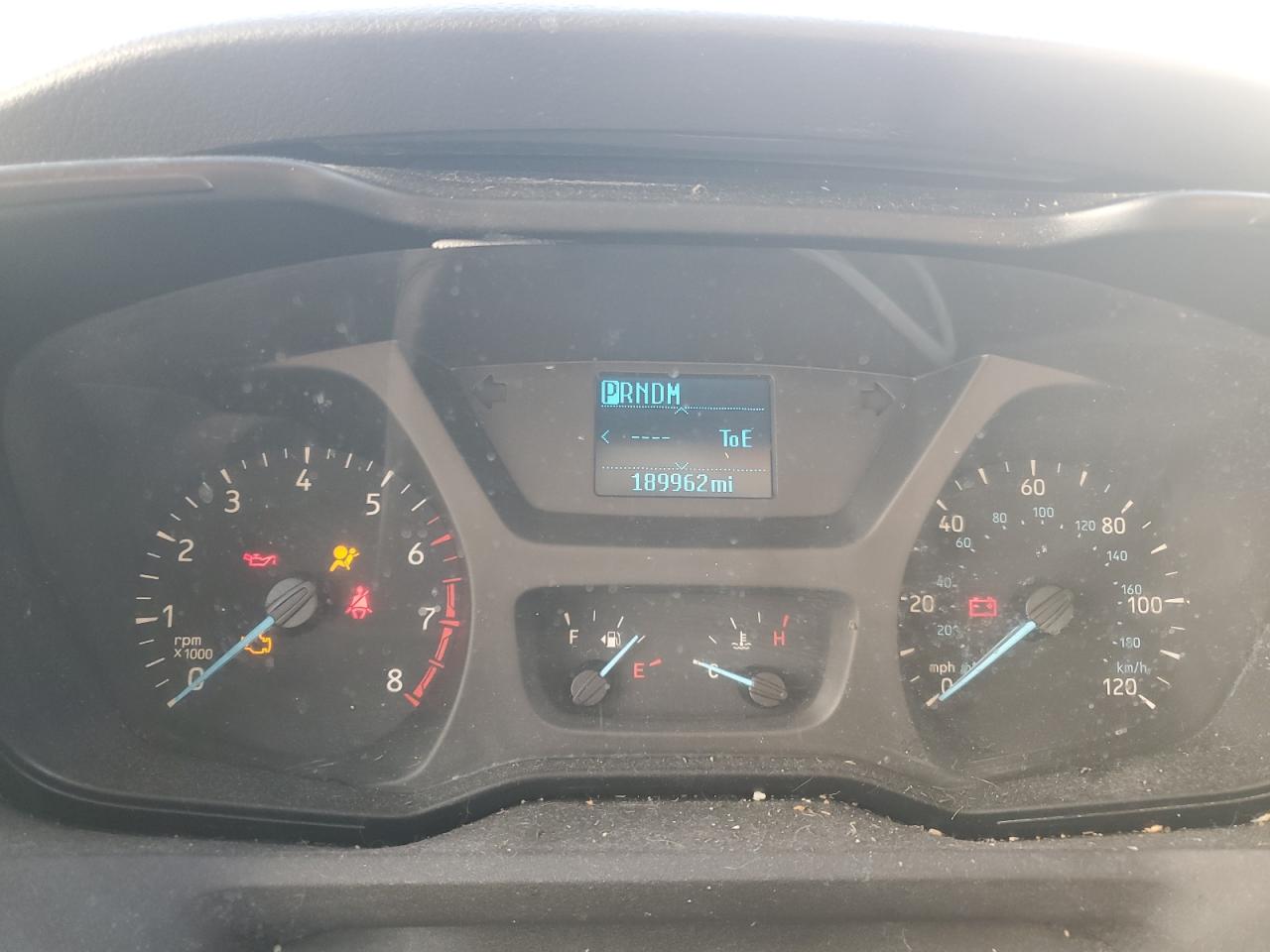 2015 Ford Transit VIN 1FTNE2CM2FKA15307 Copart auction photo, front end damage thumbnail 9