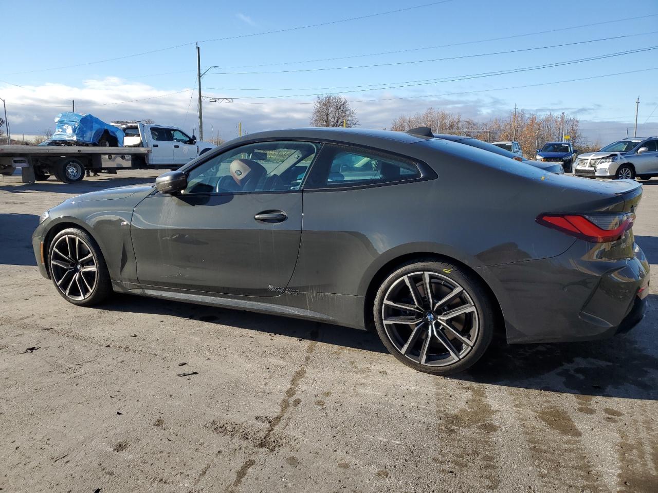 2021 BMW M4 VIN WBA13AR06MCF67158 Copart auction photo, vandalism damage thumbnail 2