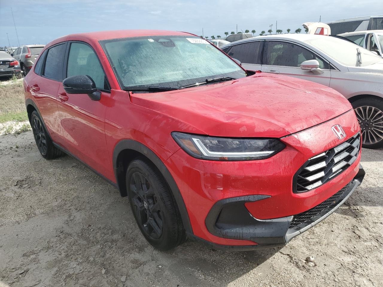 2023 Honda HR-V VIN 3CZRZ1H52PM720582 Copart auction photo, water/flood damage thumbnail 4