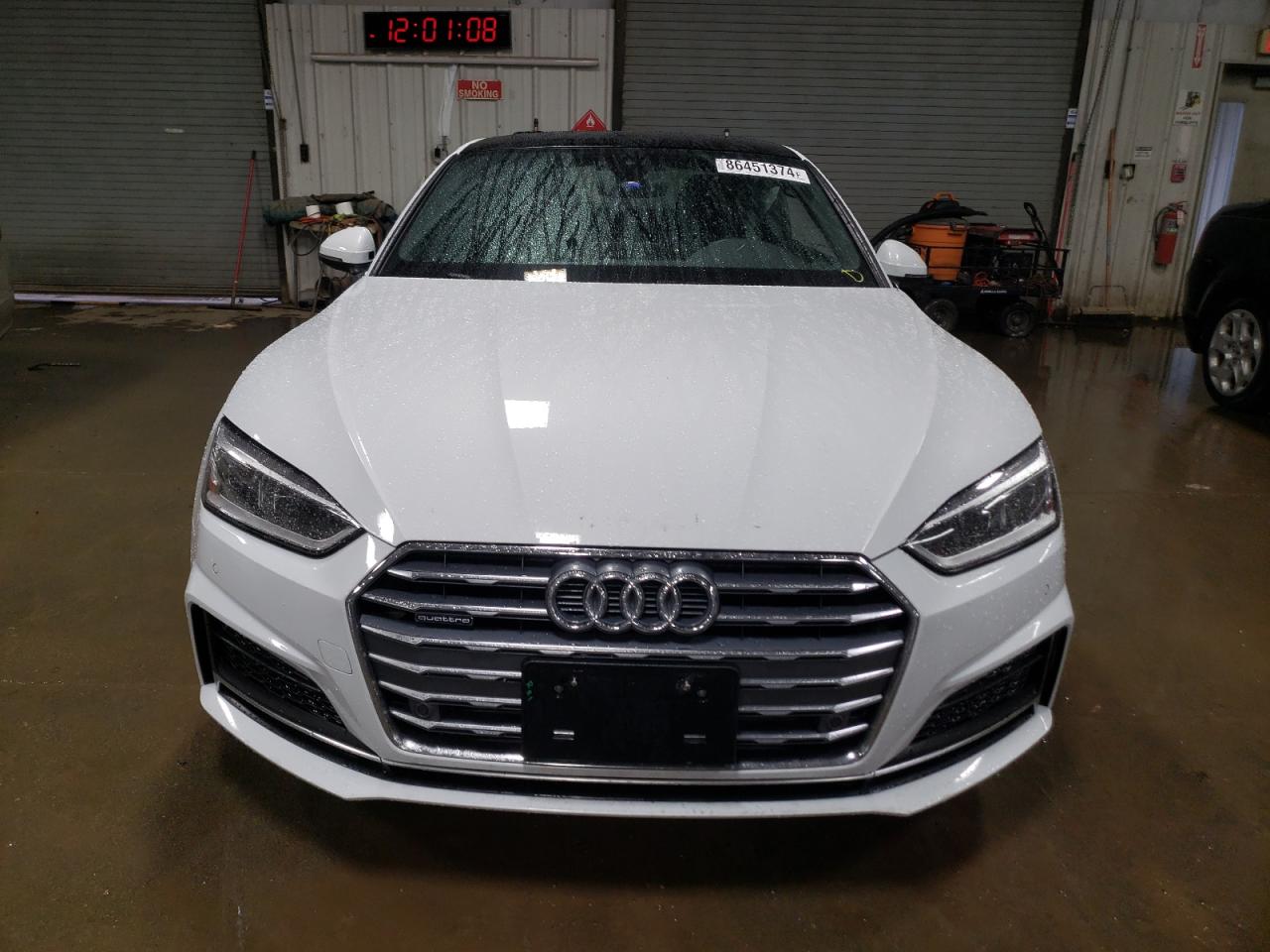 2019 Audi A5 VIN WAUTNAF54KA038591 Copart auction photo, side damage thumbnail 5