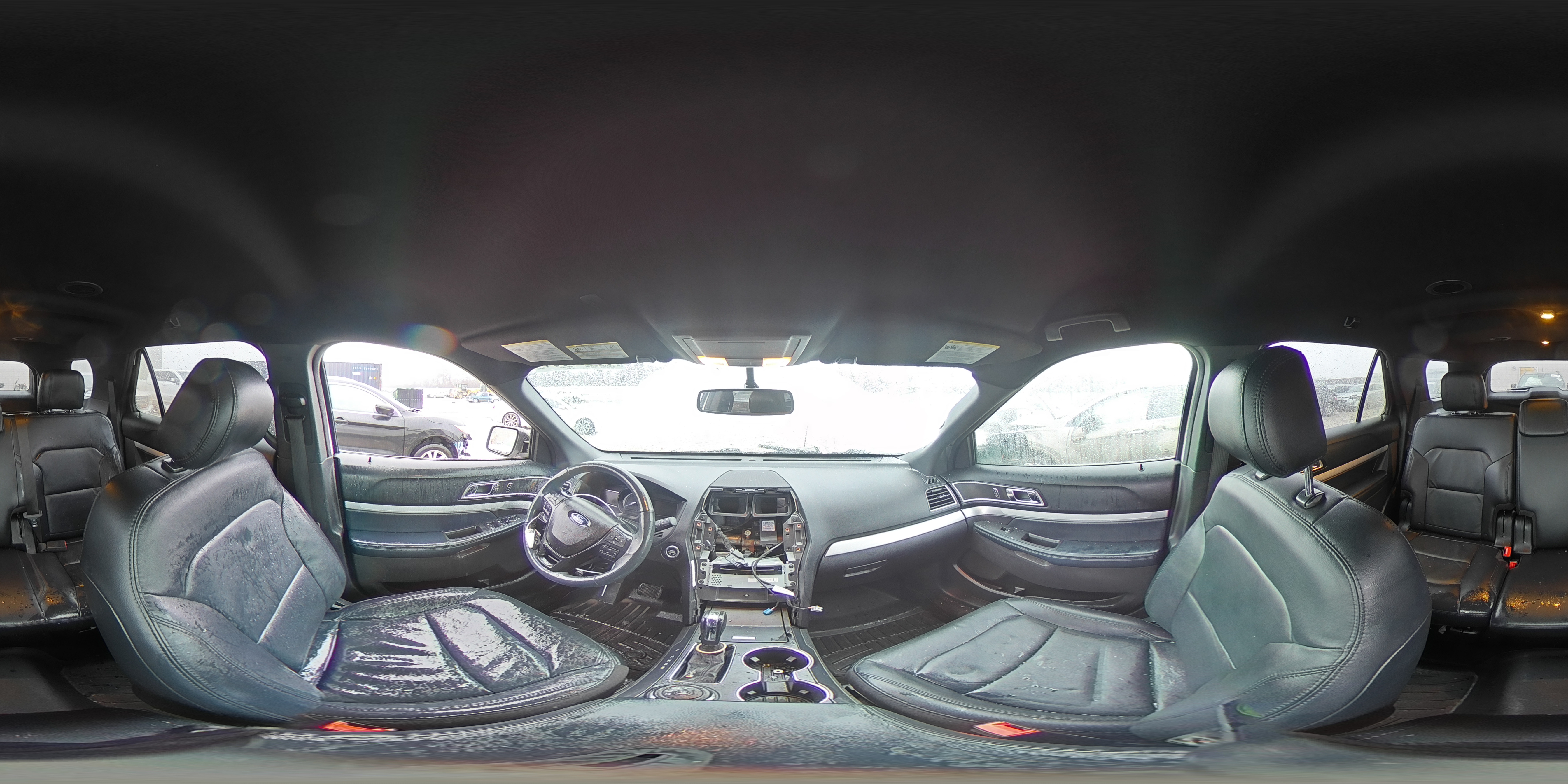 2017 Ford Explorer VIN 1FM5K8D86HGD03670 Copart auction photo, all over damage thumbnail 16