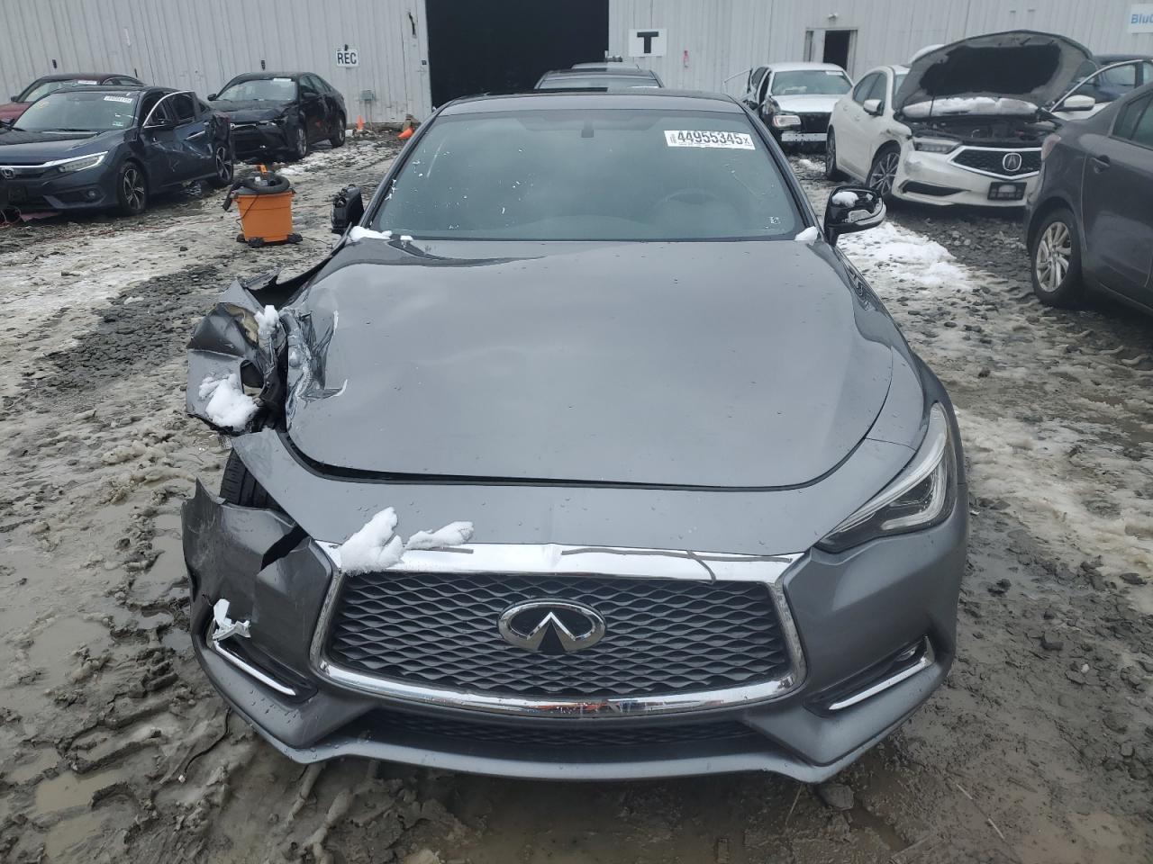 2017 Infiniti Q60 VIN JN1EV7EL3HM551193 Copart auction photo, front end damage thumbnail 5
