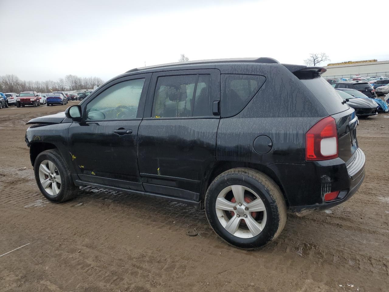 2014 Jeep Compass VIN 1C4NJCAB3ED603500 Copart auction photo, front end / minor dent/scratches damage thumbnail 2