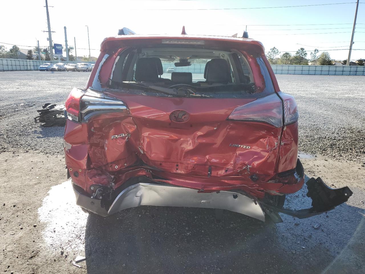2016 Toyota RAV 4 VIN 2T3YFREV6GW259818 Copart auction photo, rear end damage thumbnail 6