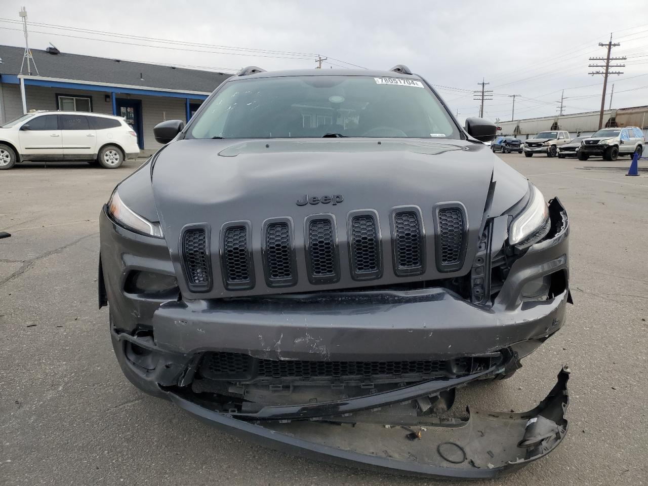 2015 Jeep Grand Cherokee VIN 1C4PJMCB0FW740170 Copart auction photo, front end damage thumbnail 5