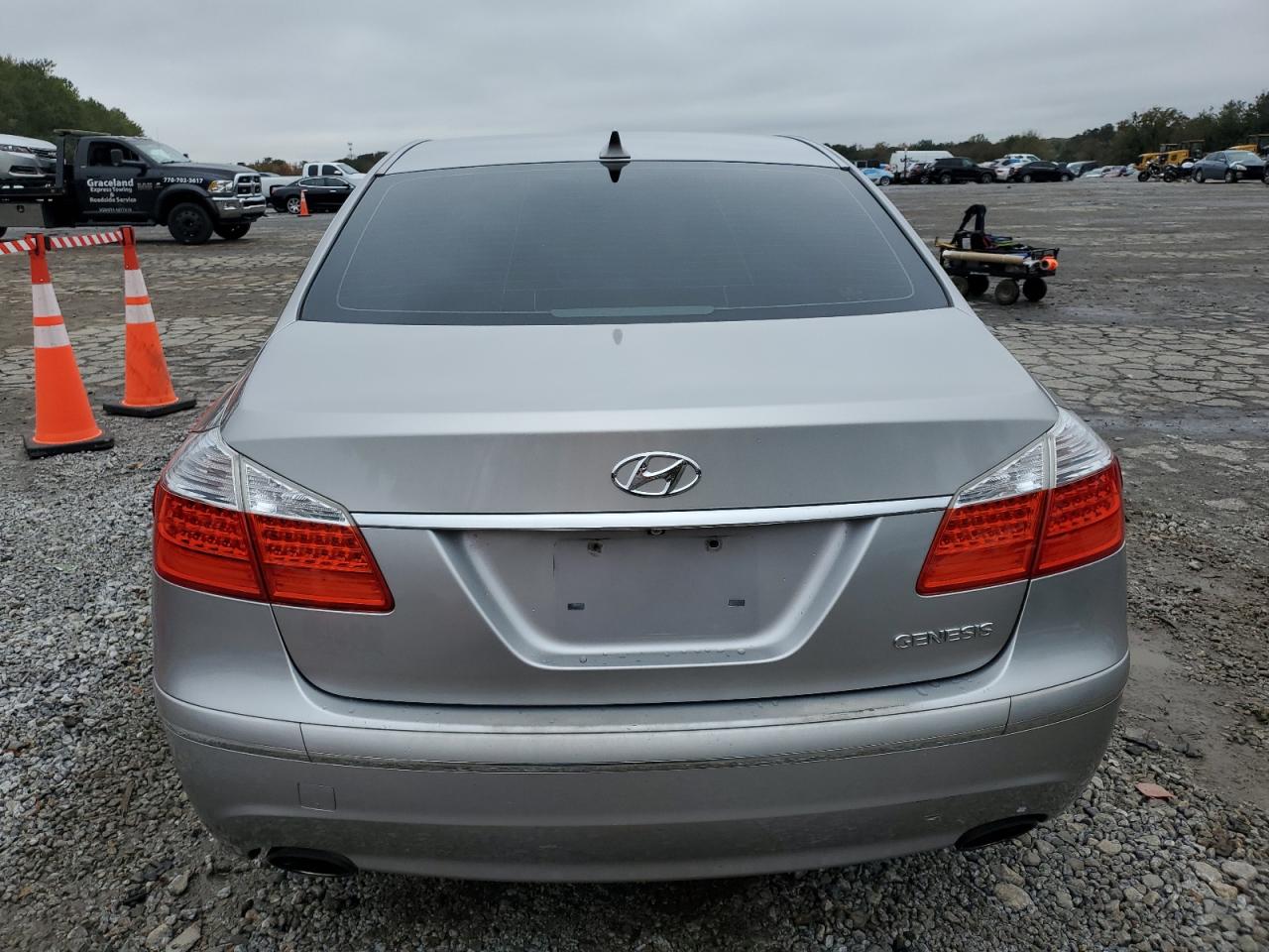 2011 Hyundai Genesis VIN KMHGC4DE2BU134020 Copart auction photo, front end damage thumbnail 6