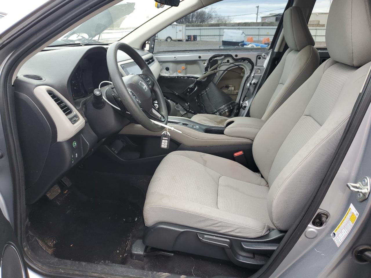 2019 Honda HR-V VIN 3CZRU6H53KM734429 Copart auction photo, rear end / stripped damage thumbnail 7