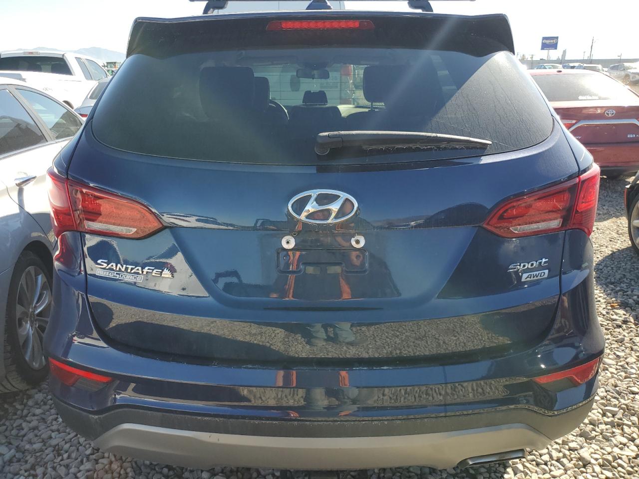 2017 Hyundai Santa Fe VIN 5XYZTDLB6HG488606 Copart auction photo, side damage thumbnail 6